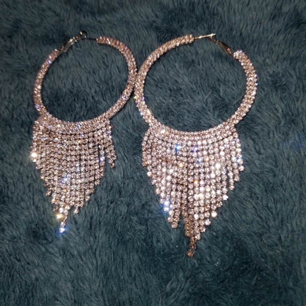 Rhinestone Bridal wedding woman earings